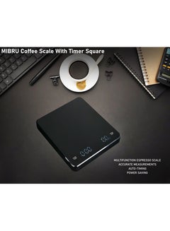 Buy MIBRU Coffee scale digital with timer square