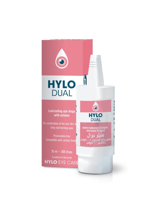 HYLO DUAL EYE CARE 10ML =300drops