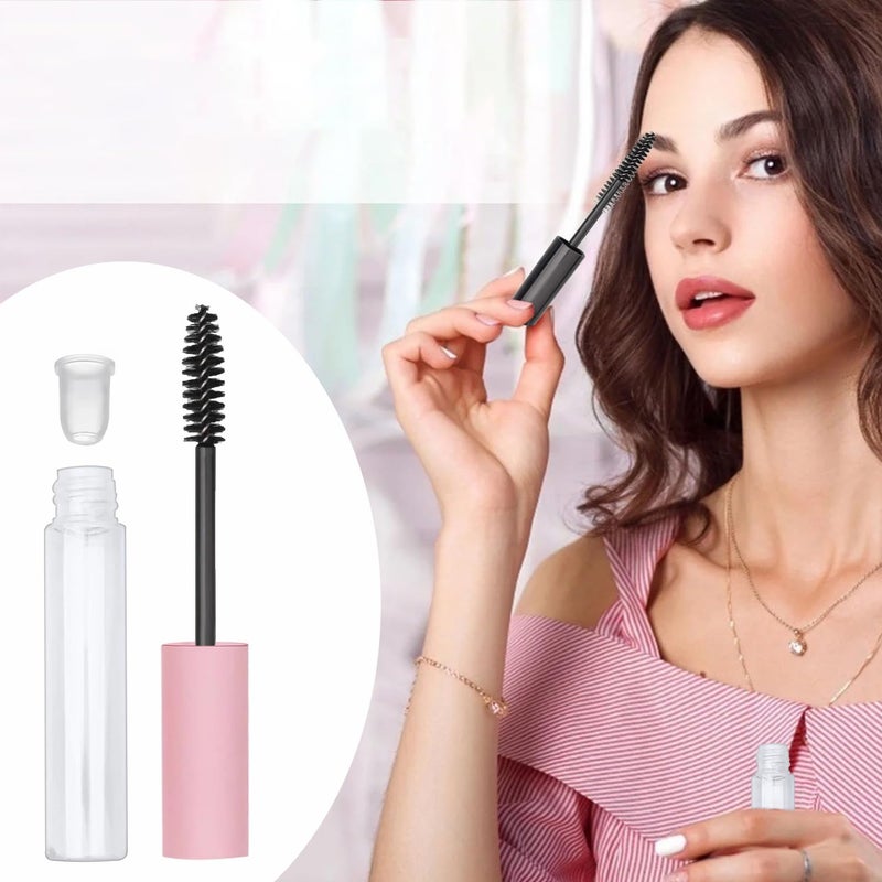 uadbau 3 Pack 10ml Clear Mascara Tube with Wand, Empty Eyeliner Tube and Empty Lip Gloss Tubes, Premium Eyelash Cream Container Bottle with Leak Stoppers, Ideal Kit for DIY Cosmeticsâ€¦ - Image 3