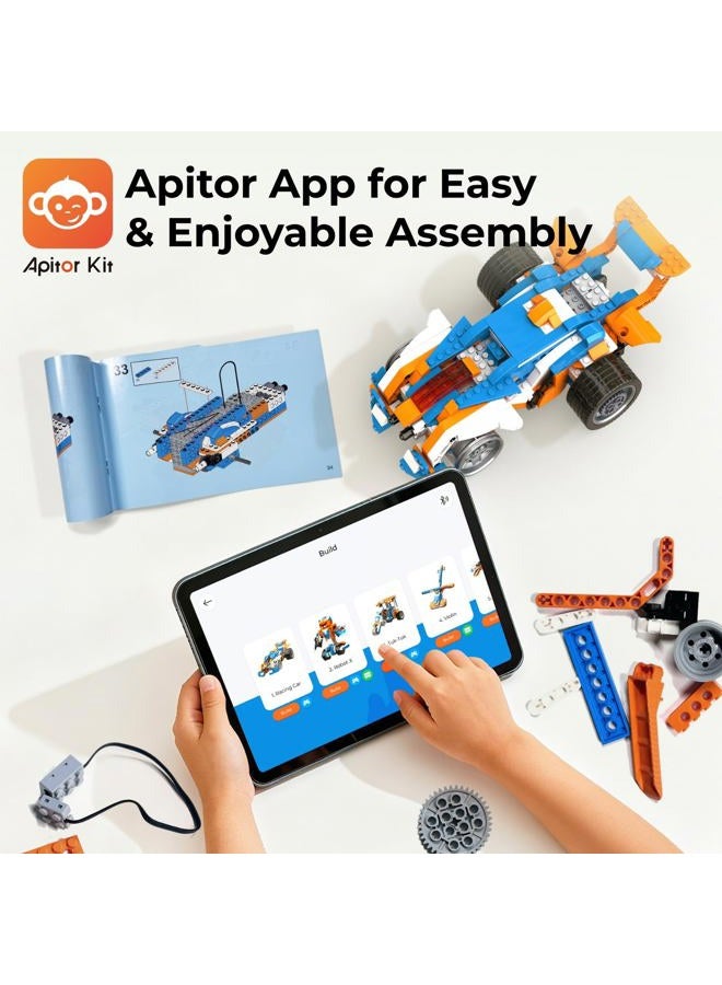 Apitor Robot X, STEM Robot Toys for Kids 8-12, Coding Toy for Boys 8+ Year Old Children, STEM Toys, 12-in-1 Robotic Building Kit, Science Kits for Kids, Programmble Gifts for Boys Christmas Birthday - Image 5