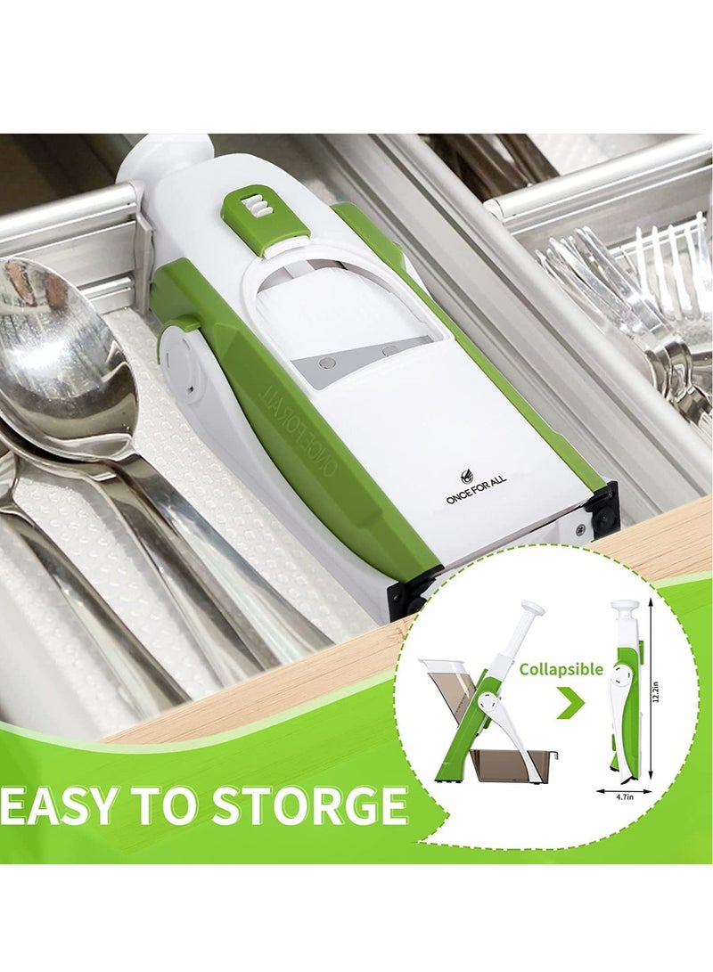 ELTRAZONE Vegetable Cutter Mandoline Slicer,Once For All.Food Chopper,Dicer Fruit,French Fry Julinner - Image 4