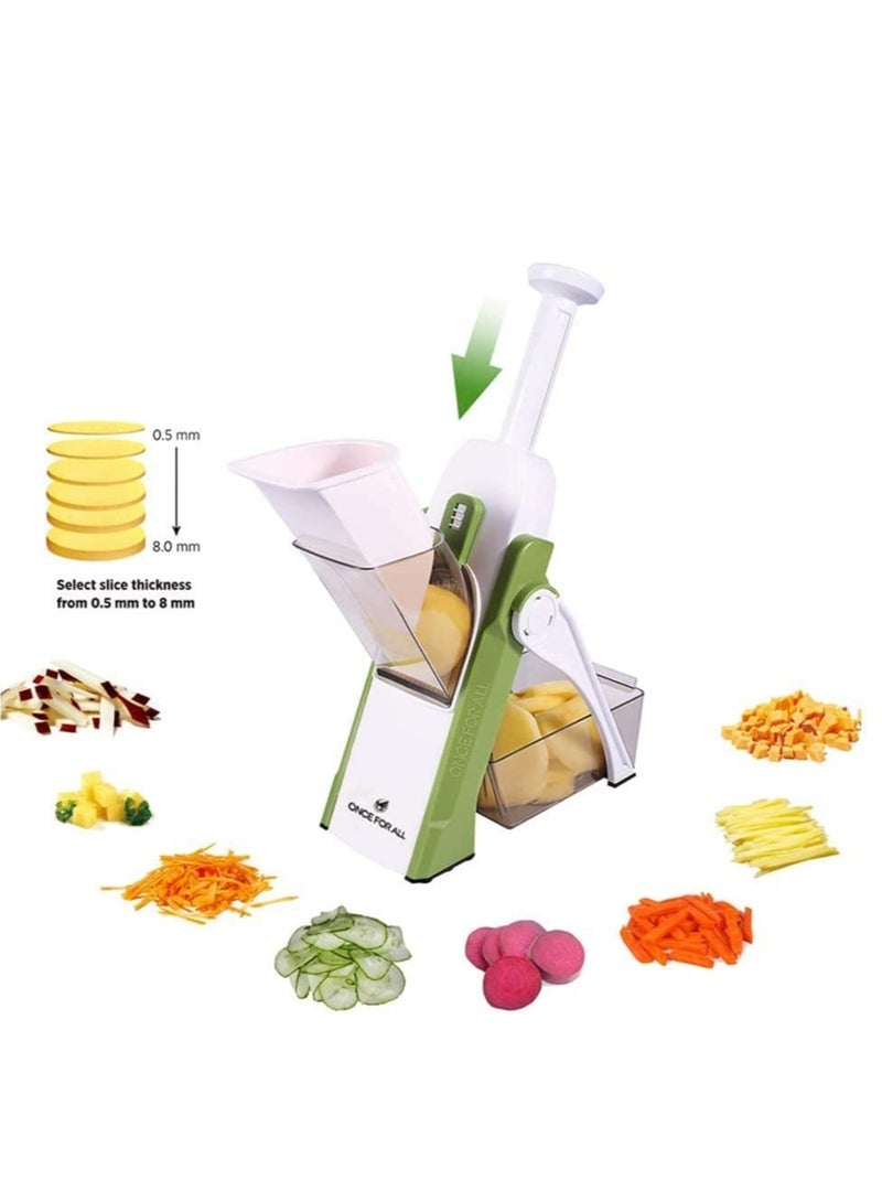 ELTRAZONE Vegetable Cutter Mandoline Slicer,Once For All.Food Chopper,Dicer Fruit,French Fry Julinner - Image 2