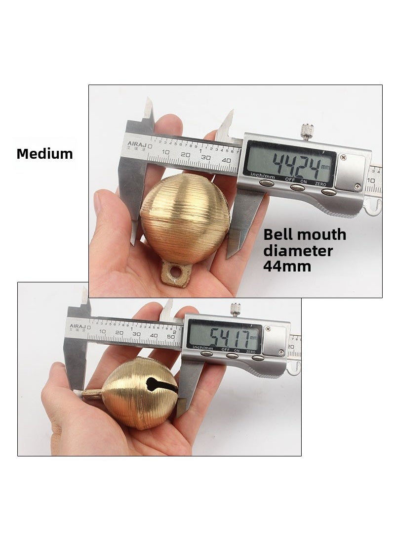 Generic Decorative Brass Bell for Pets  Festivals Medium (diameter 44mm))48g 