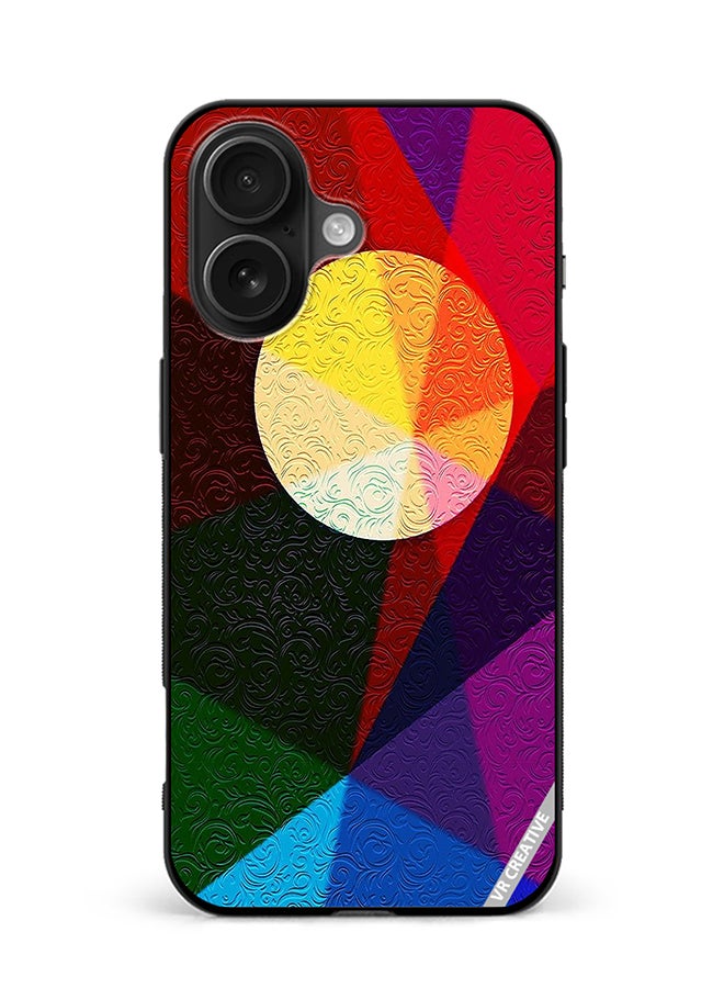 Protective Case Cover For Apple iPhone 16  Design Multicolour