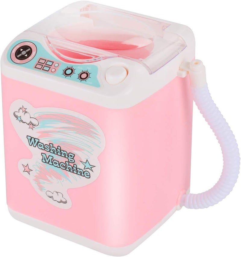 Mini Electric Makeup Sponge Washing Machine, Makeup Brush Cleaner, Beauty Cleaning makeup Tool, Dollhouse Toy Cosmetic Brush Powder Puff Washer - Image 1