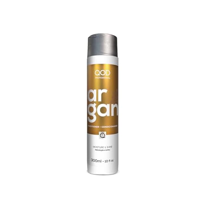 QOD PRO Argan Conditioner | For Dry, Damaged, Frizzy and Dull Hair | Promotes Shine and Softness | With Argan Oil| 300ML - 10fl oz - Image 1