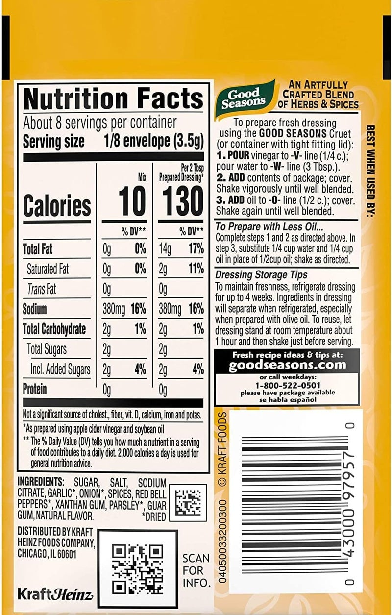 Good Seasons Mild Italian Dressing & Recipe Mix - Image 2