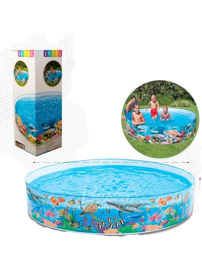 INTEX - Snapset Fun at the Beach Kiddie Pool 244x46 cm - Image 1