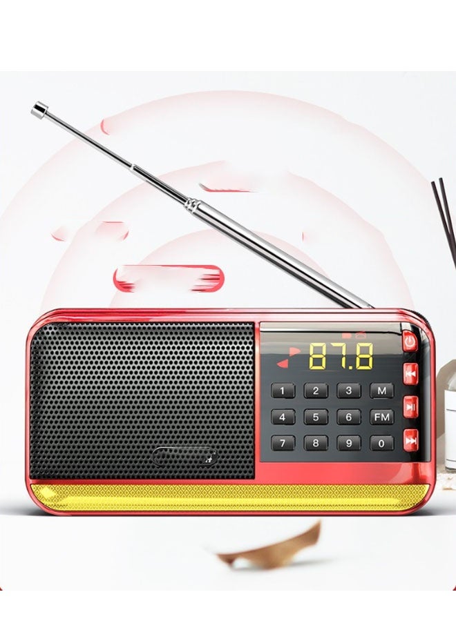 نيوترل مكبر صوت V30 Retro Cassette يجمع بين تشغيل الموسيقى وراديو FM وشاشة LED في جهاز واحد. مثالي لغرف المعيشة والمكاتب وغرف النوم وغيرها. كما أنه هدية رائعة لكبار السن. (اللون) - Image 3