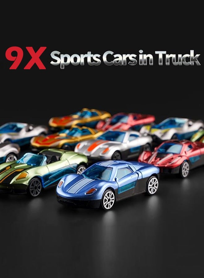 9-Piece Deluxe Cars Toy Set: Party Favor Toy Cars Suitable for Boys and Girls,car toys,kids toys,gift toys,toys for boys,A Great Birthday Gift Idea for Kids,Gifts For Kids 3+ Years - Image 5