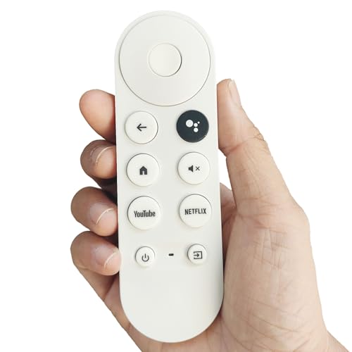 uehba Voice Replacement Remote Control for Google Chromecast 4K Snow Snow Streaming Media Player G9N9N GA01409-US GA01919-US GA01920-US GA01923-US (Remote Control Only) - Image 1