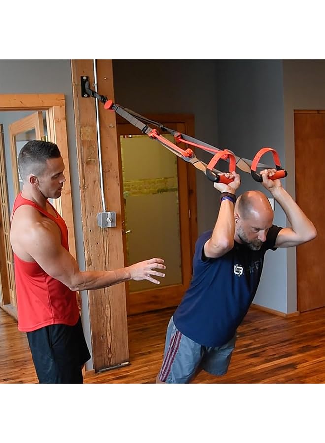 Lifeline Jungle Gym Fitness Suspension Systems and Resistance Training Metal Mounts Black - Image 2