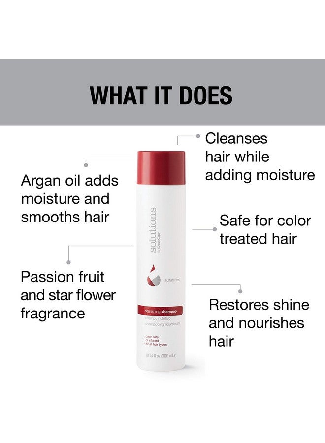 GREAT CLIPS Solutions Nourishing Shampoo 10oz | Argan Oil | Sulfate and Paraben Free | Moisturizes and Restores Shine | Safe for Color-treated Hair - Image 5