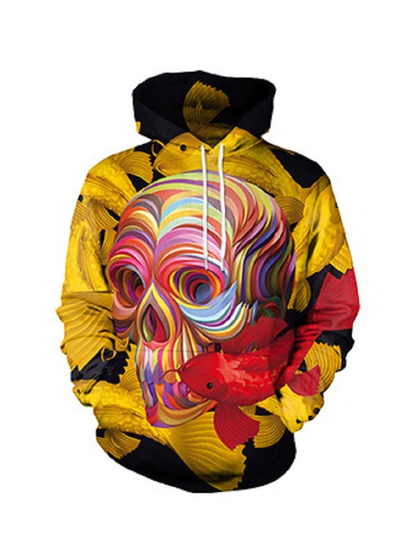 Loquat 3D Creative Abstract Three-dimensional Animal Print Hoodie  - Image 1