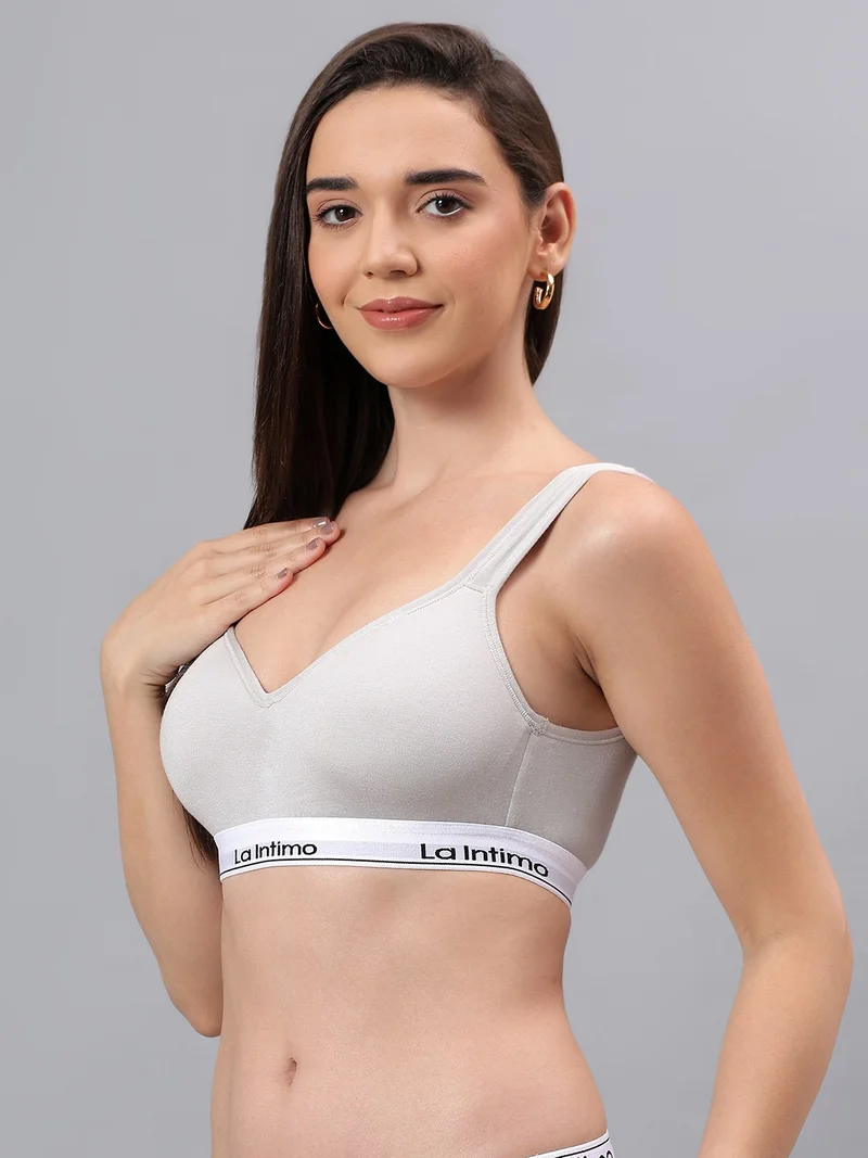 La Intimo Semi-Padded T-Shirt Bra