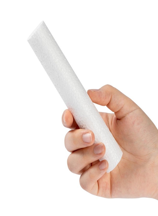 Crafjie Foam Cylinders for DIY Crafts and Arts Supplies (1 x 6in, 22 Pack), White Polystyrene Foam Rods for Modeling, Craft Supplies, DIY Home Craft Project - Image 3
