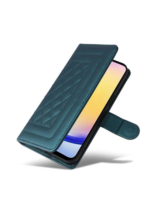 S-TOP Case For Samsung Galaxy A25 5G Diamond Lattice Leather Flip Phone Case - Image 5