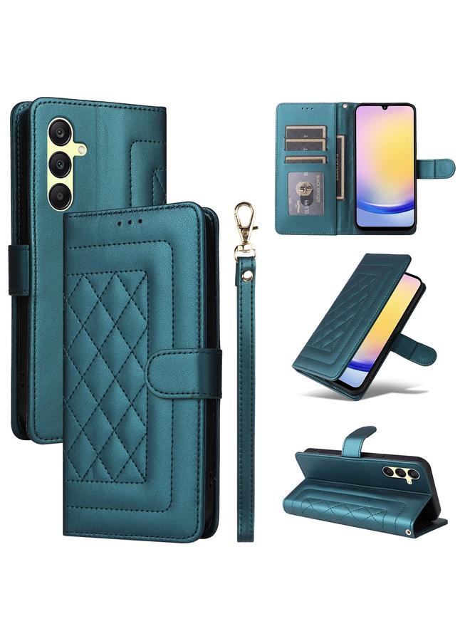 S-TOP Case For Samsung Galaxy A25 5G Diamond Lattice Leather Flip Phone Case - Image 1