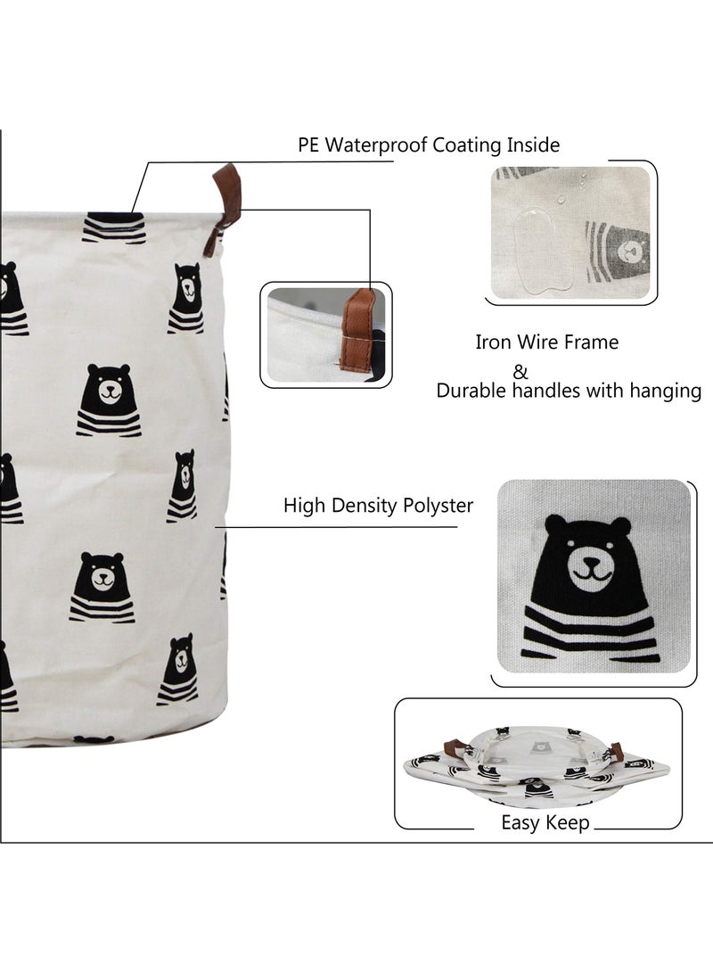 Storage bin Hamper Baskets Collapsible Storage Toys Storage Laundry Nursey Baby Gift - Image 2