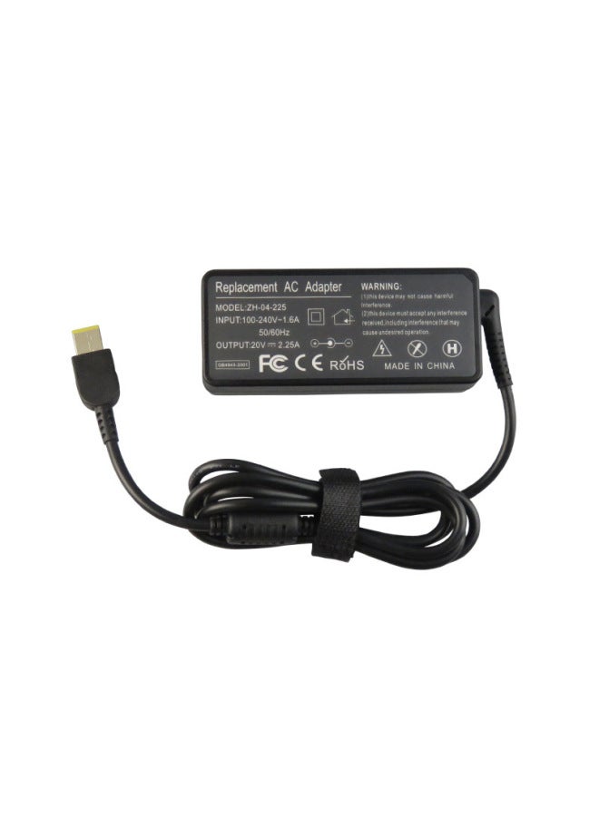 Aina Is Suitable For Lenovo Notebook 20V 2.25A/3.25A Computer Adapter 65W Square USB With Needle Charging-Color:20V3.25A 65W