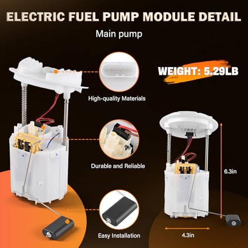 Tutor Auto 5136023 Electric Fuel Pump Module Assembly Fit for 05-15 Chrysler 300, 08-15 Dodge Challenger, 06-15 Charger, 05-08 Magnum, 2.7L 3.5L 3.6L 5.7L 6.1L 6.4L, 5136022, with Left & Right Sending Unit - Image 5