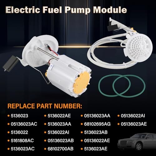 Tutor Auto 5136023 Electric Fuel Pump Module Assembly Fit for 05-15 Chrysler 300, 08-15 Dodge Challenger, 06-15 Charger, 05-08 Magnum, 2.7L 3.5L 3.6L 5.7L 6.1L 6.4L, 5136022, with Left & Right Sending Unit - Image 2