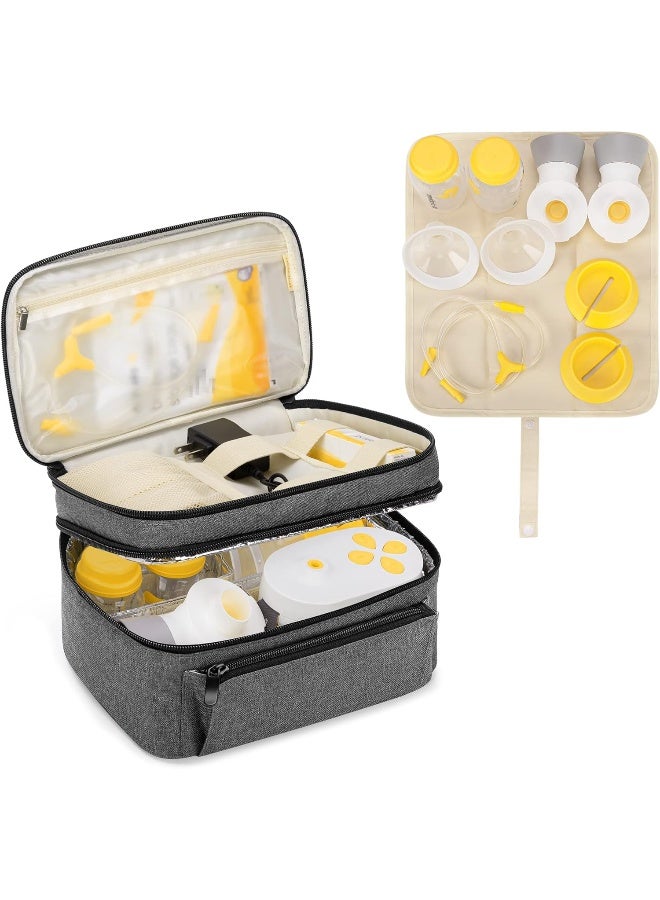 BAFASO BAFASO Wearable Breast Pump Bag with a Waterproof Pump Parts Pad - Image 1