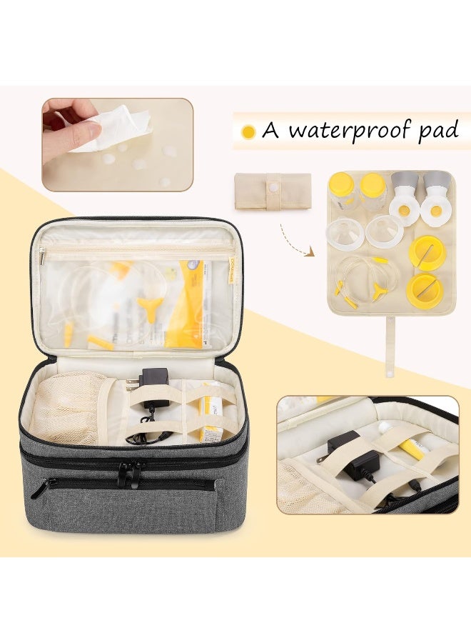 BAFASO BAFASO Wearable Breast Pump Bag with a Waterproof Pump Parts Pad - Image 2