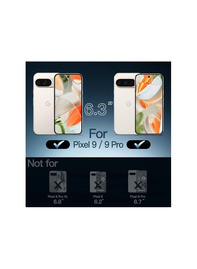 JETech Case for Google Pixel 9/9 Pro 2024, Non-Yellowing Shockproof Bumper Protective Phone Cover, Anti-Scratch Hard PC Back (Clear) - Image 4