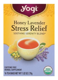 Yogi Tea Yogi, Honey Lavender Stress Relief, 16 Count, Packaging May Vary  - Image 1