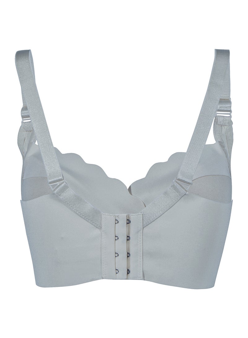 أوكوس حمالة صدر أنيقة للحمل والرضاعة بدون خياطة - رمادي فاتح - مقاس متوسط - Image 3