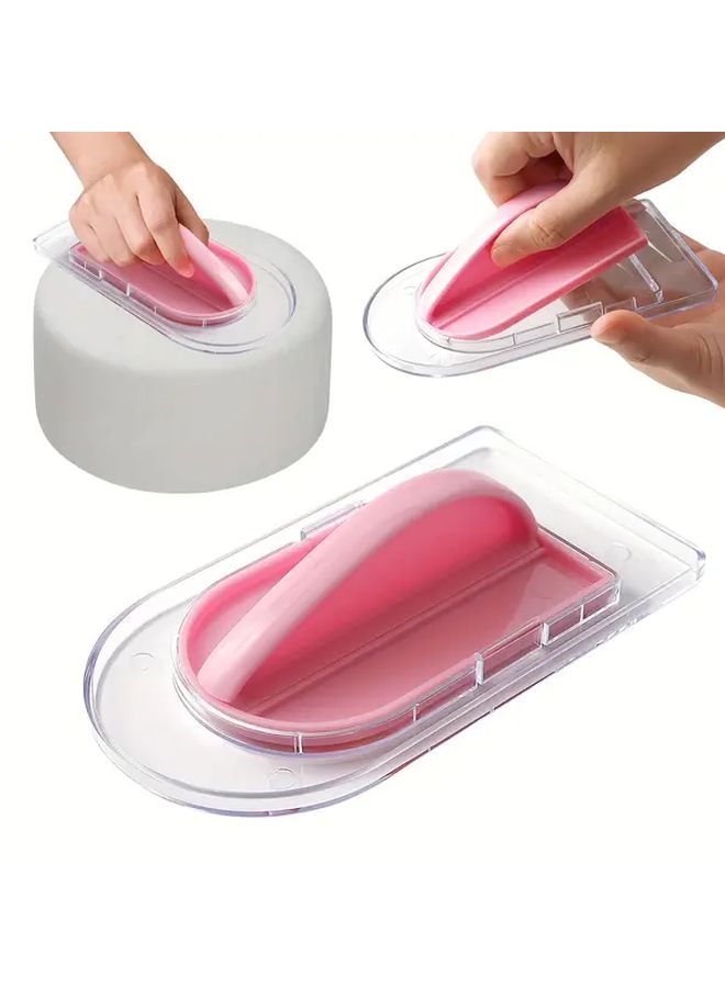 2 In 1 Cake Smoother And Frosting Scraper Detachable Easy Clean Baking Tool - Image 1