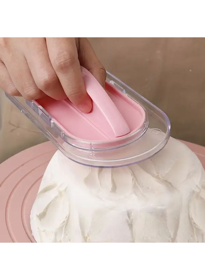2 In 1 Cake Smoother And Frosting Scraper Detachable Easy Clean Baking Tool - Image 5