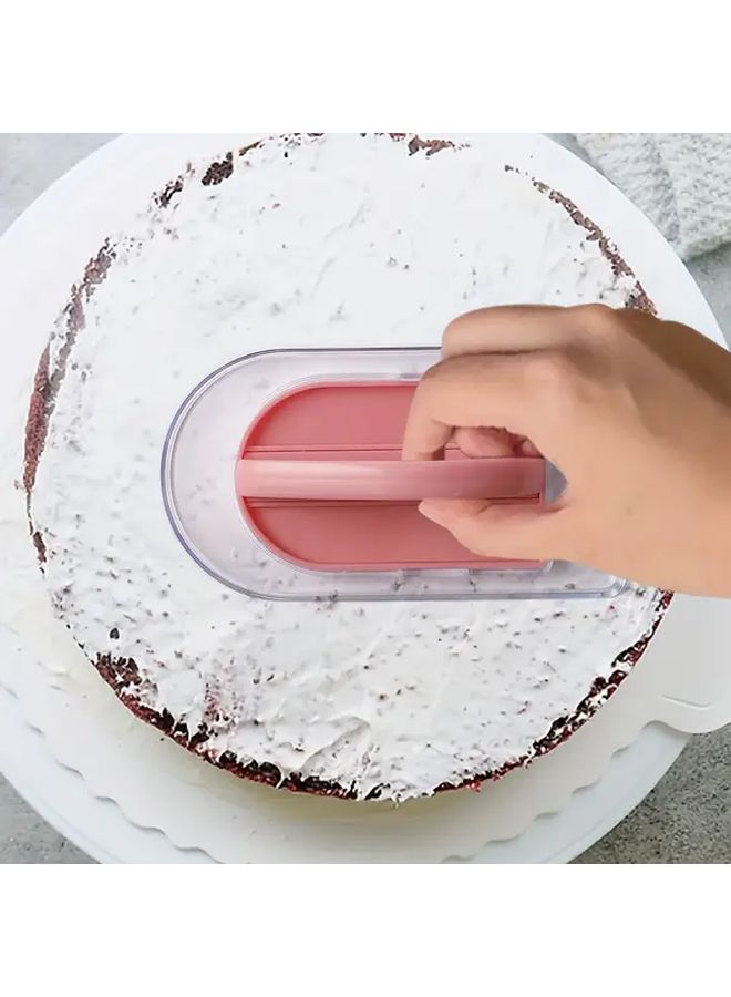2 In 1 Cake Smoother And Frosting Scraper Detachable Easy Clean Baking Tool - Image 4