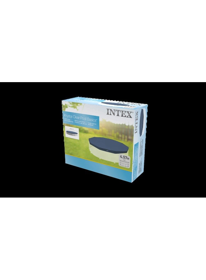 INTEX Easy Set Pool Cover 4.57mx25cm - Image 4