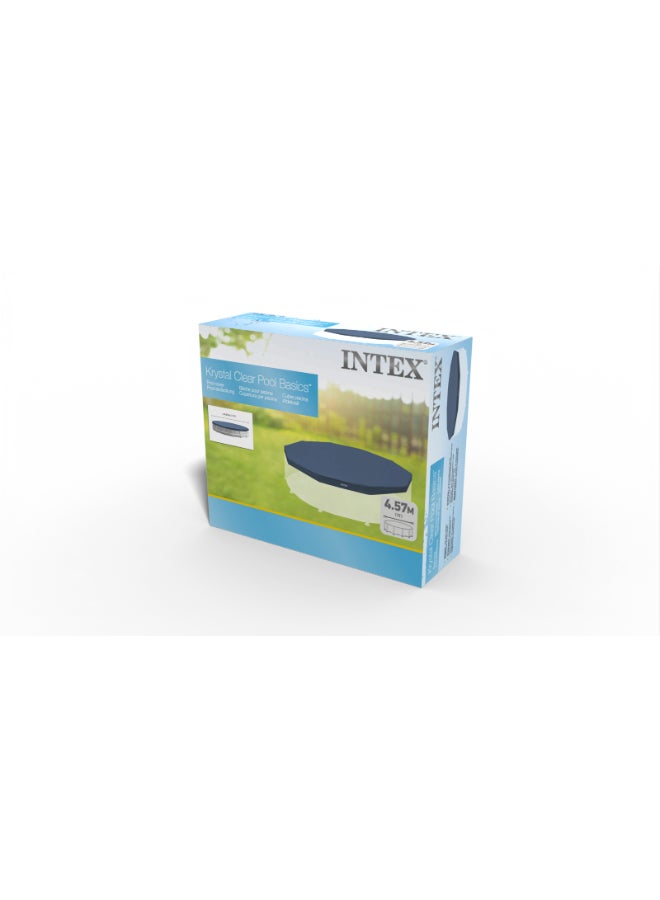 INTEX Easy Set Pool Cover 4.57mx25cm - Image 2
