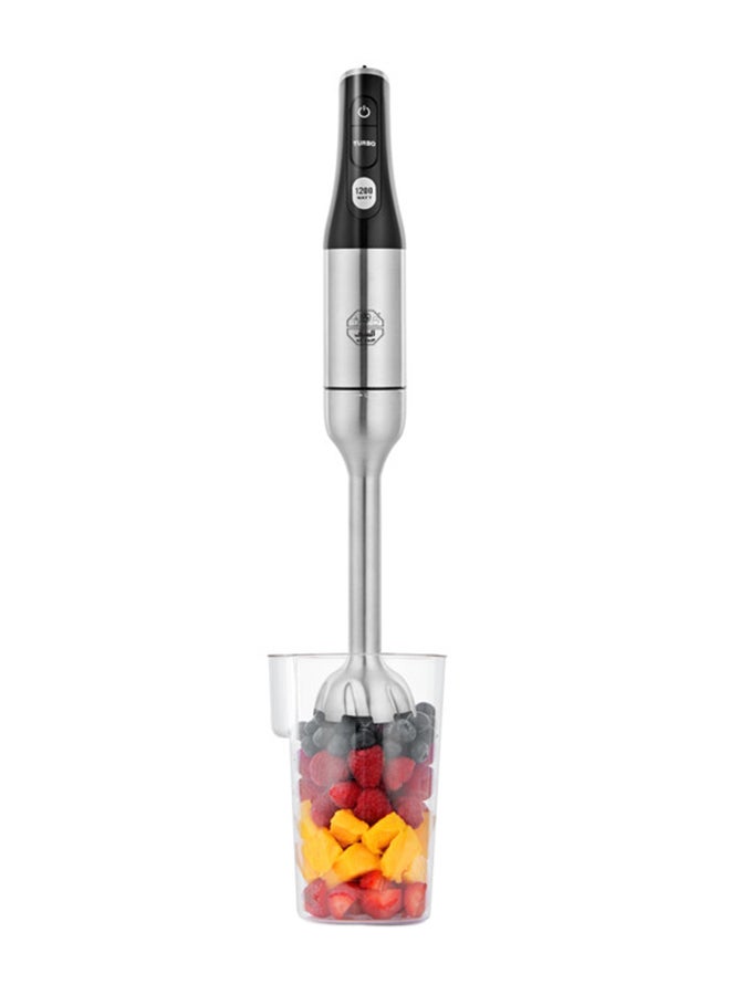 Alsaif 5-In-1 Electric Hand Mixer 1200 W E02434 Silver/Black - Image 3