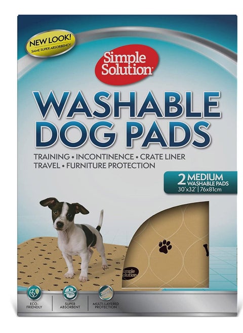 2Pc Medium Washable Dog And Puppy Training Pads 76X81Cm