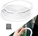 Winunite 164ft5m Car Door Edge Guards White Fits Most Vehicles No Glue UShaped Builtin Metal Clips Scratch and Chip Resistant Reduces Dings in Parking Lots - Image 2