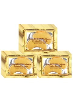 Adofect 28 Pairs Gold Eye Mask Collagen Eye Gel Pads Under Eye Mask for Puffiness and Dark Circle Under Eye Patches for Women and Men BoxedGold 28 Pair Gold