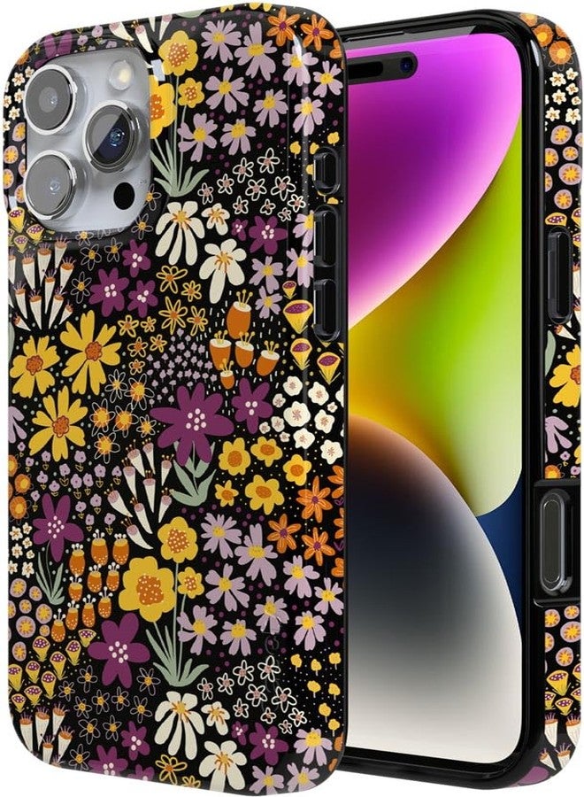 Casely جراب Casely لهاتف iPhone 16 Pro | تصميم "الوقوع في حبك" | لون زهور البرقوق | تصميم كلاسيكي فائق النحافة | متوافق مع MagSafe - Image 4