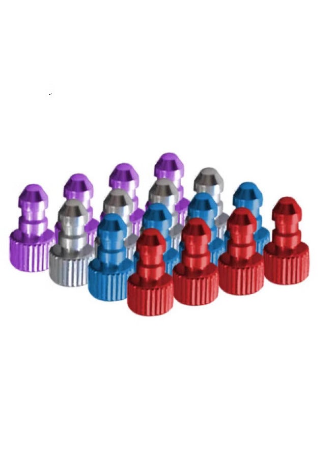 Oil Tank Fittings Aluminum Alloy Oil Stop Head Oil Pipe Plug Oil Pipe Plug Is Suitable For Oil Pipe With Inner Diameter Of 3-4mm-Color:Sky Blue  - Image 3
