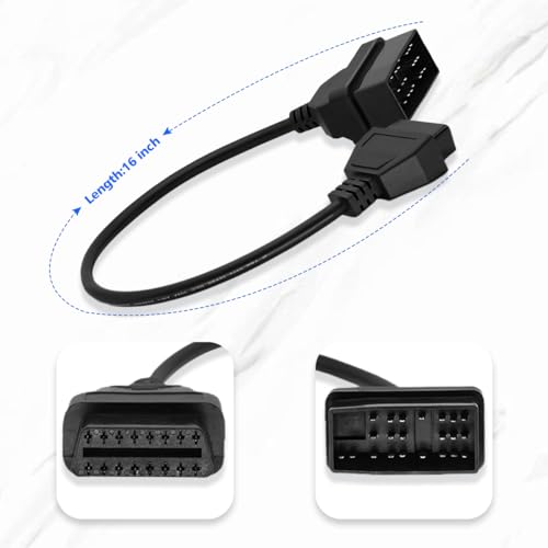 PARANNIC OBD2 Adapter Cable for Toyota Vehicles 22Pin OBD2 16Pin to OBD1 22Pin OBDII Car Diagnostic Connector Compatible with OBD II Diagnostic Scanner (22Pin for Toyota) - Image 5