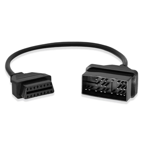 PARANNIC OBD2 Adapter Cable for Toyota Vehicles 22Pin OBD2 16Pin to OBD1 22Pin OBDII Car Diagnostic Connector Compatible with OBD II Diagnostic Scanner (22Pin for Toyota) - Image 1