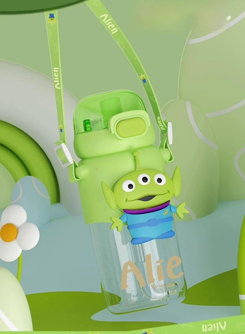 Disney Large Capacity Water Cup With Lanyard Leak-Proof Cup For Kids/Teens Direct Drink Summer 600Ml - Image 5