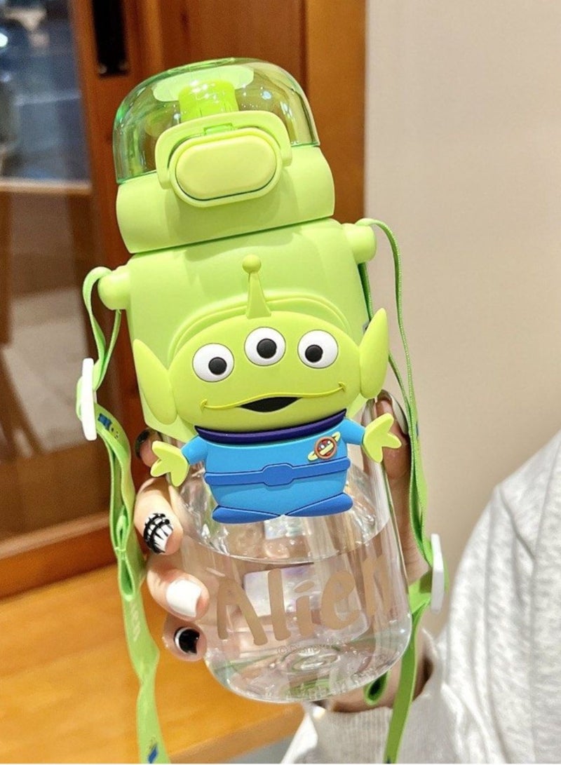 Disney Large Capacity Water Cup With Lanyard Leak-Proof Cup For Kids/Teens Direct Drink Summer 600Ml - Image 4