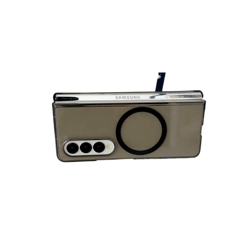 غطاء MagSafe | Frosted Clear | PC | ملمس بلوري غير لامع | ملمس ناعم للبشرة | لـ Samsung Galaxy Z Fold 7 - Image 4