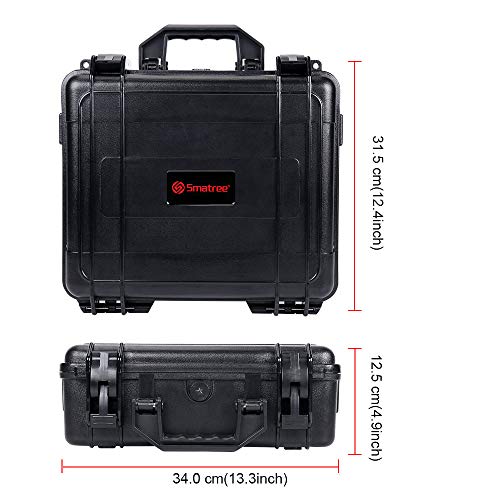 Smatree 13.4L Hard Carrying Case Compatible for DJI Mavic 2 Pro/Mavic 2 Zoom Fly More Combo(Upgrade Edition), Waterproof Hard Case for DJI mavic 2 pro/Zoom and Accessorie(Not fit for Smart Controller) - Image 4