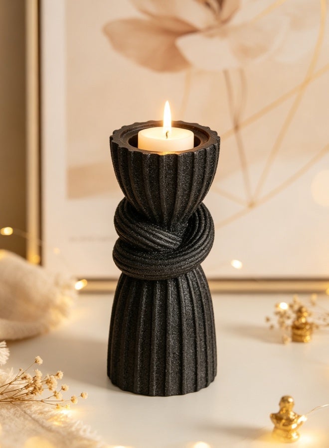 Resin Aroma Diffuser Handheld Incense Burner – Sequin Curtain Design Candle Holder Home Decor Gift - Image 3