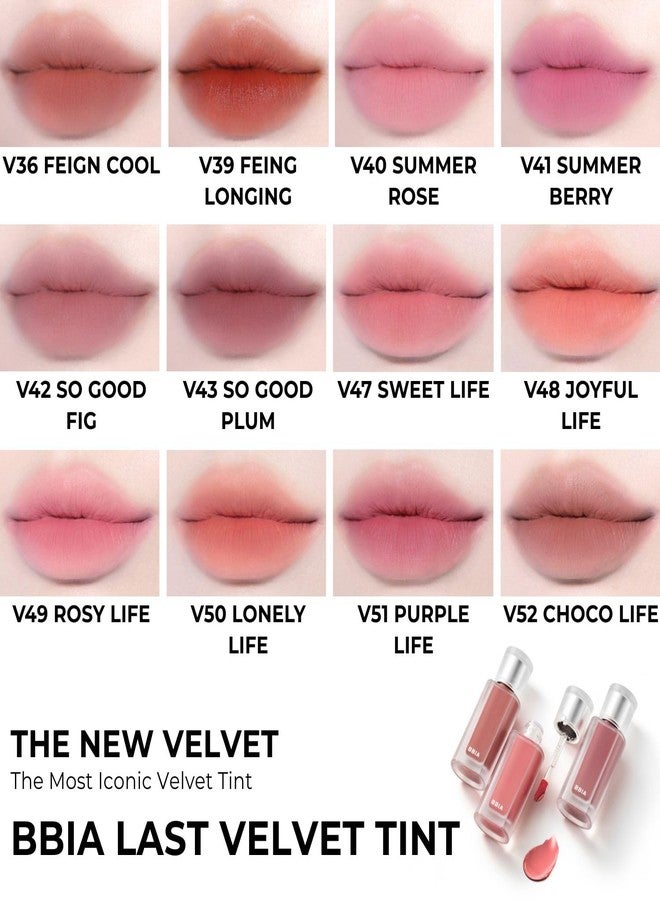 BBI@ BBIA BBIA Last Velvet Tint MLBB Edition - Soft Creamy Matte Finish Lip Stain, Blur Effect & Velvety Texture, Long-Lasting, High Pigment, Non-Drying, Vegan, Korean Lip Makeup (V47 SWEET LIFE, Pack of 1) - Image 4